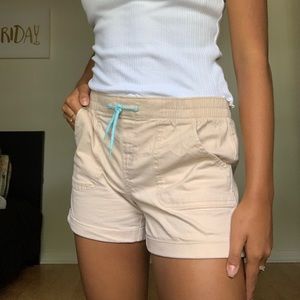 Old navy cream color loose shorts